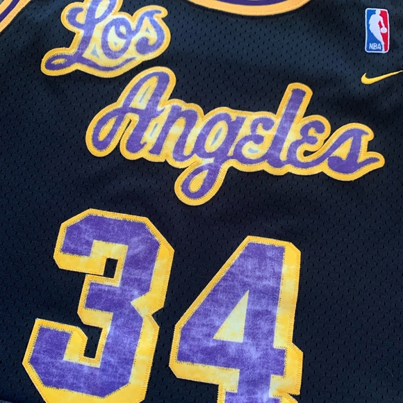 Los Angeles Lakers Jersey Hollywood Nights Nike Rewind Size XL Authentic NBA - Picture 2 of 5